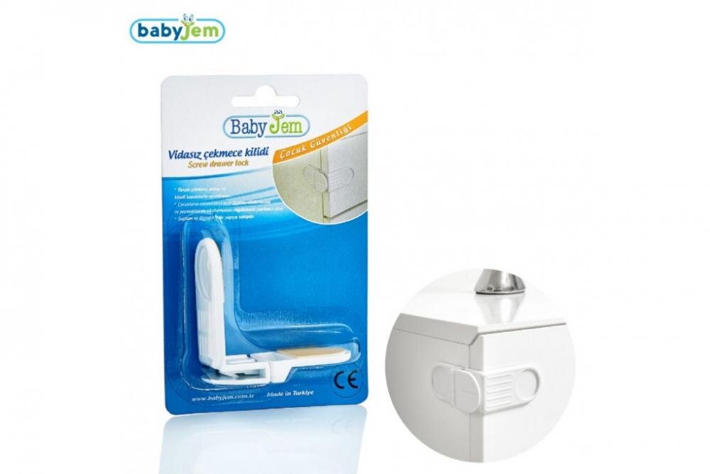 BabyJem Siguranta pentru sertare White