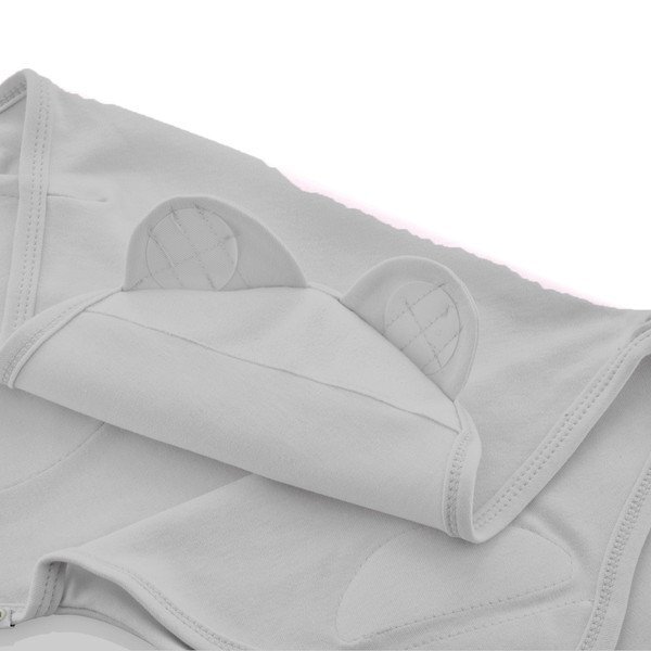 BabyJem Sistem de infasare din bumbac 0-3 luni Swaddle Gri