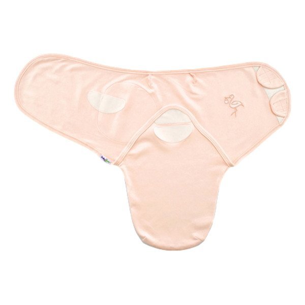 BabyJem Sistem de infasare din bumbac 0-3 luni Swaddle Somon