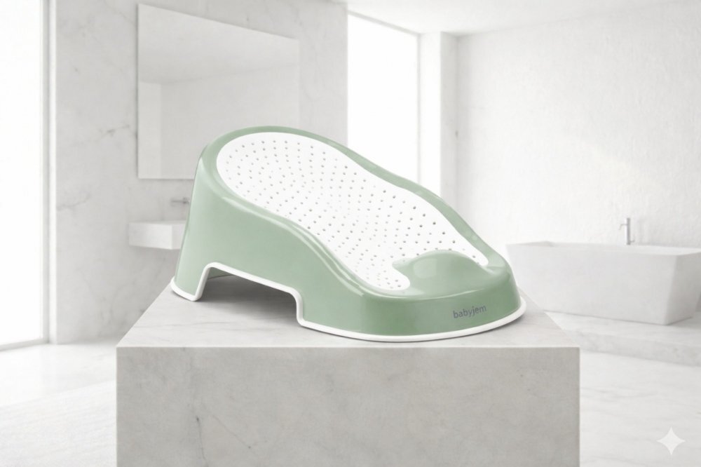 BabyJem Suport pentru baie Soft Touch Verde