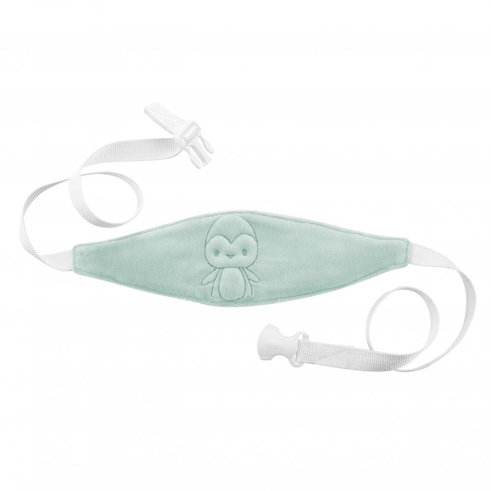 BabyJem Suport sustinere cap pentru scaun auto Strap Pinguin Mint