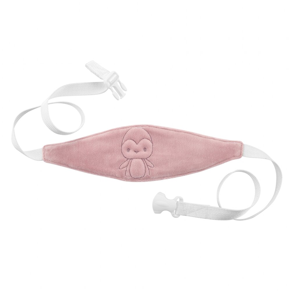 BabyJem Suport sustinere cap pentru scaun auto Strap Pinguin Pink