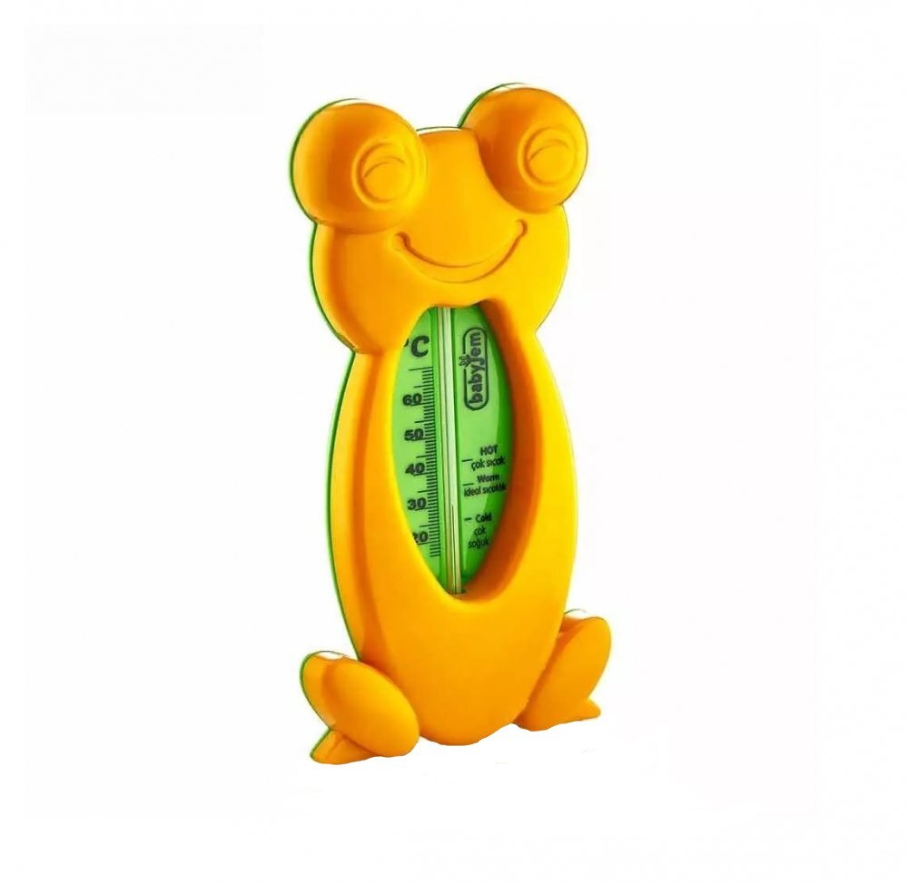 BabyJem Termometru de baie si camera Frog Yellow