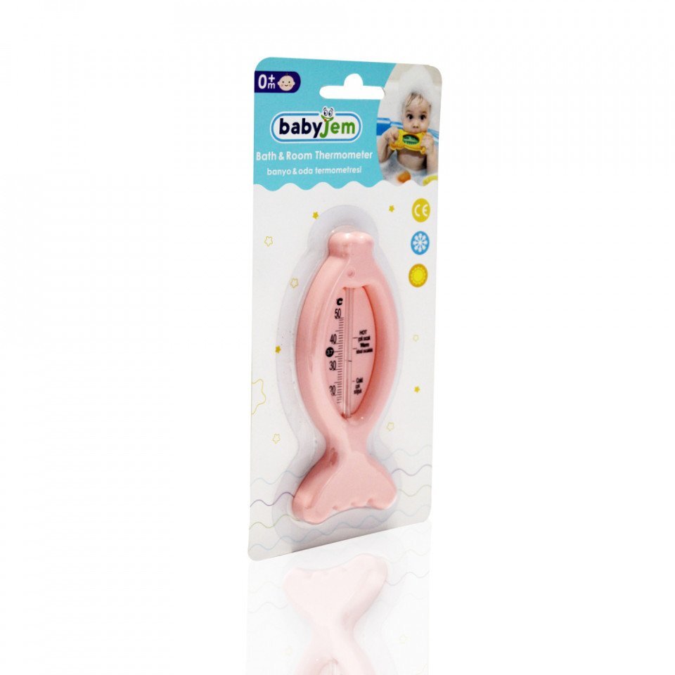 BabyJem Termometru de baie si camera Pestisor alb