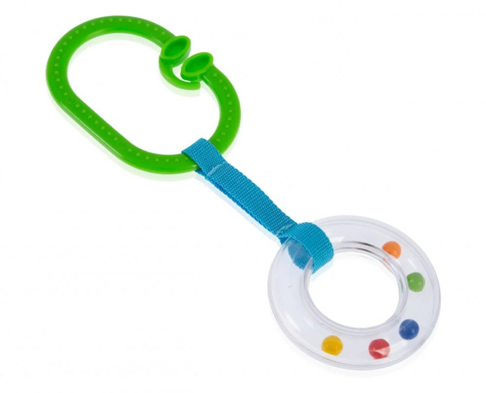 BabyJem Zornaitoare cu prindere ovala pentru carucior Verde
