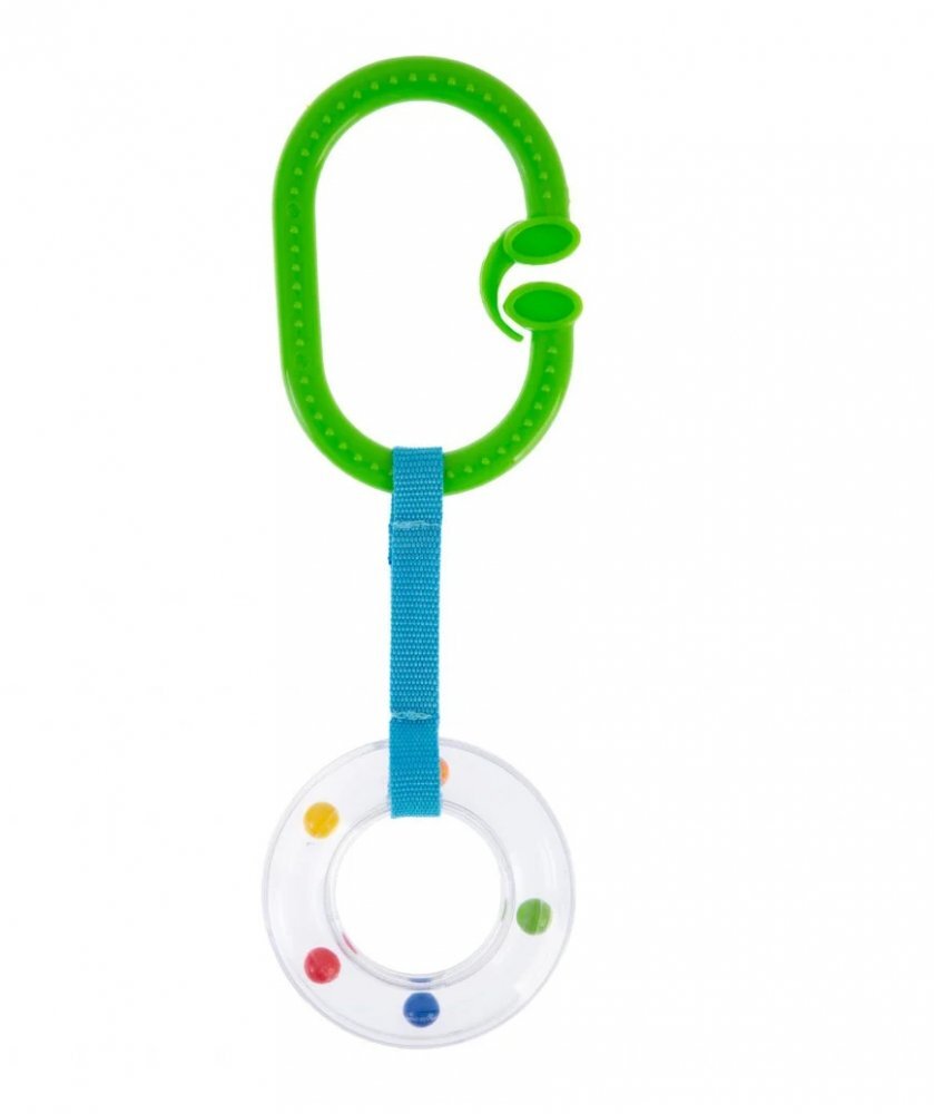 BabyJem Zornaitoare cu prindere ovala pentru carucior Verde