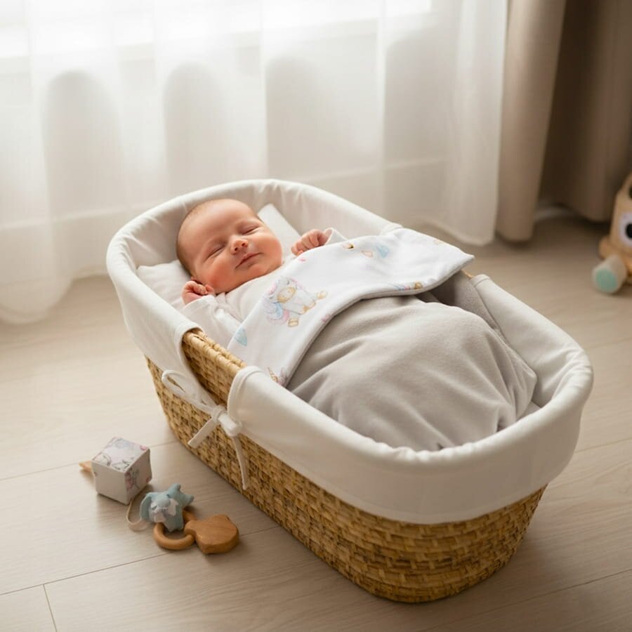 BabyMam Paturica pentru copii Pink Unicorn realizata cu doua fete din bumbac si din plus pufos dimensiune 75 x 50 cm