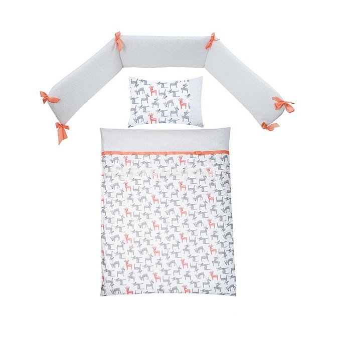 BABYMATEX Lenjerie patut cu 3 piese Pretty P02
