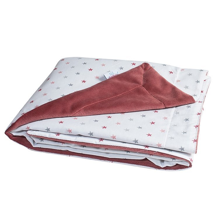 BABYMATEX Paturica Baby Matex pentru bebelusi Soul Brown 20 cu doua fete