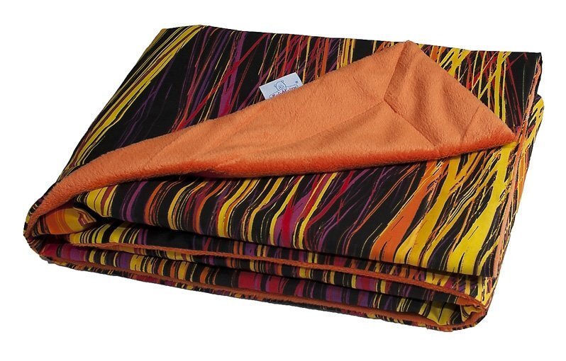 BABYMATEX Paturica Baby Matex pentru bebelusi Soul Orange 49+05 cu doua fete