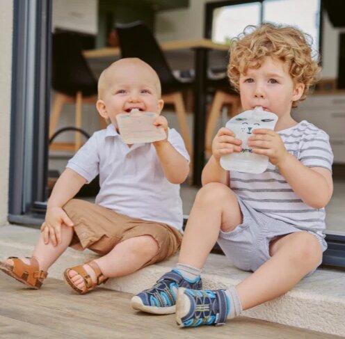 BABYMOOV Set 20 pungi reutilizabile de hranire ISY