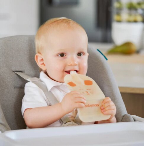 BABYMOOV Set 20 pungi reutilizabile de hranire ISY