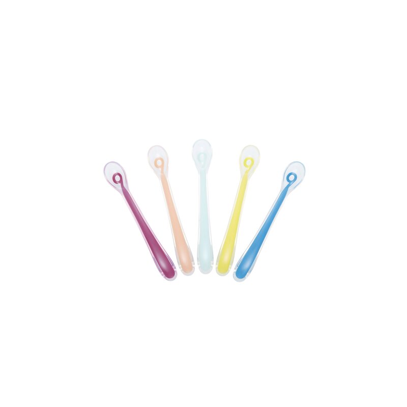 BABYMOOV Set 5 lingurite de silicon