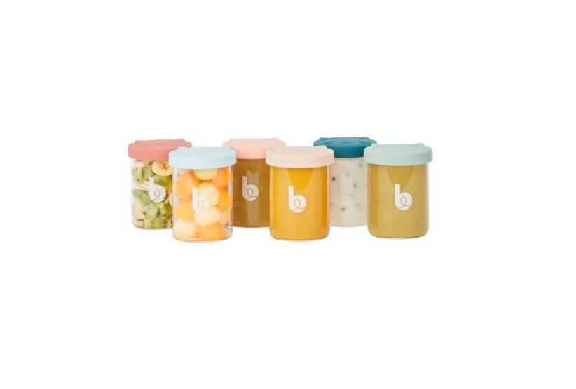 BABYMOOV Set 6 boluri din sticla ISY 250 ml
