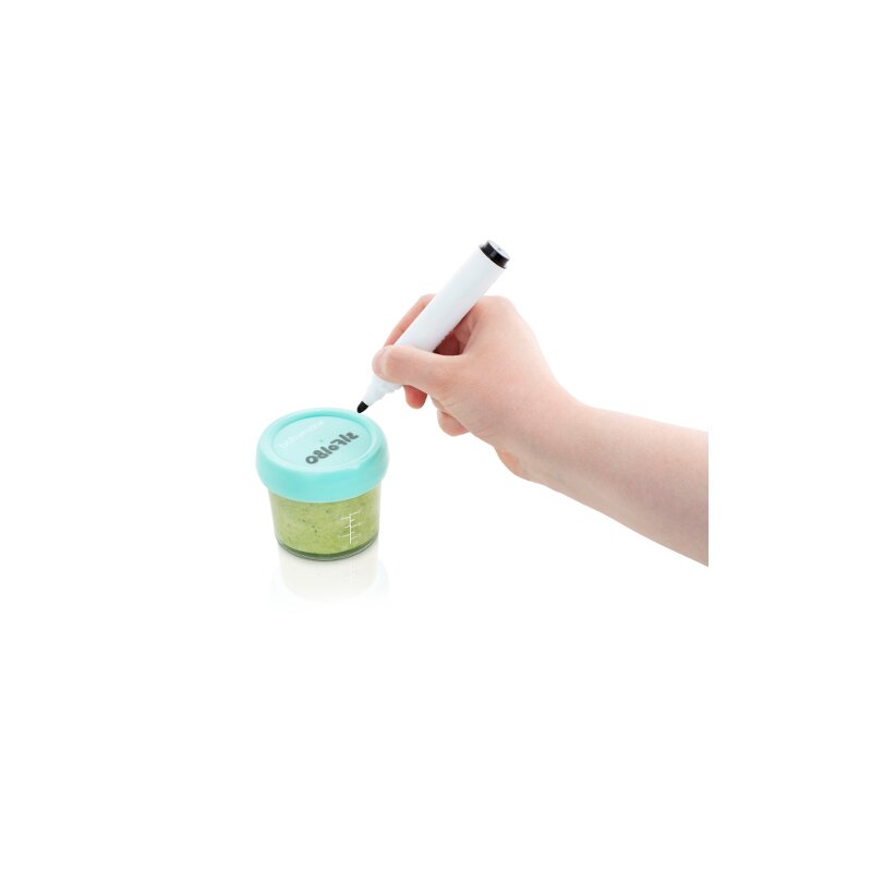 BABYMOOV Set 8 boluri gradate din sticla 100 ml 220 ml