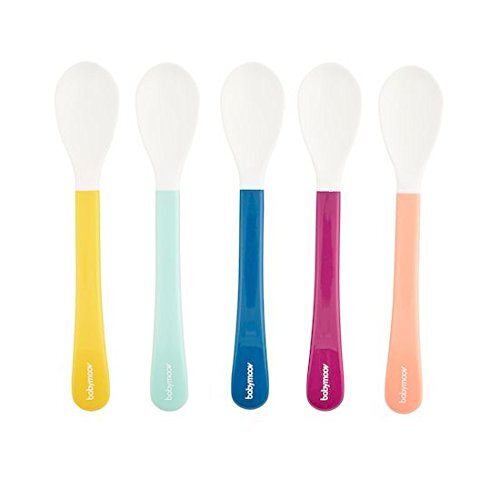 BABYMOOV Set de 5 lingurite multicolore