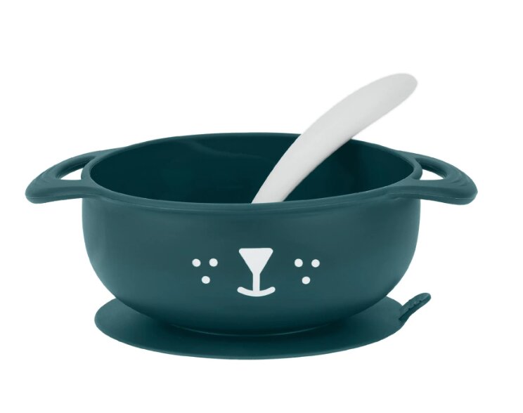 BABYMOOV Set de hranire Taste Isy din silicon Catelus