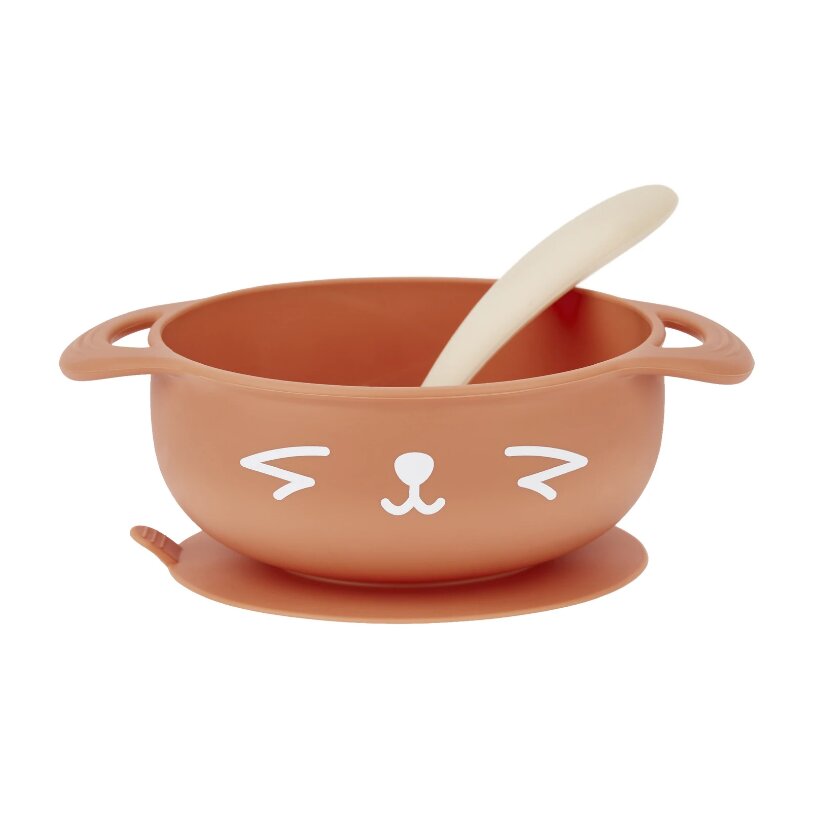 BABYMOOV Set de hranire Taste Isy din silicon Vulpita