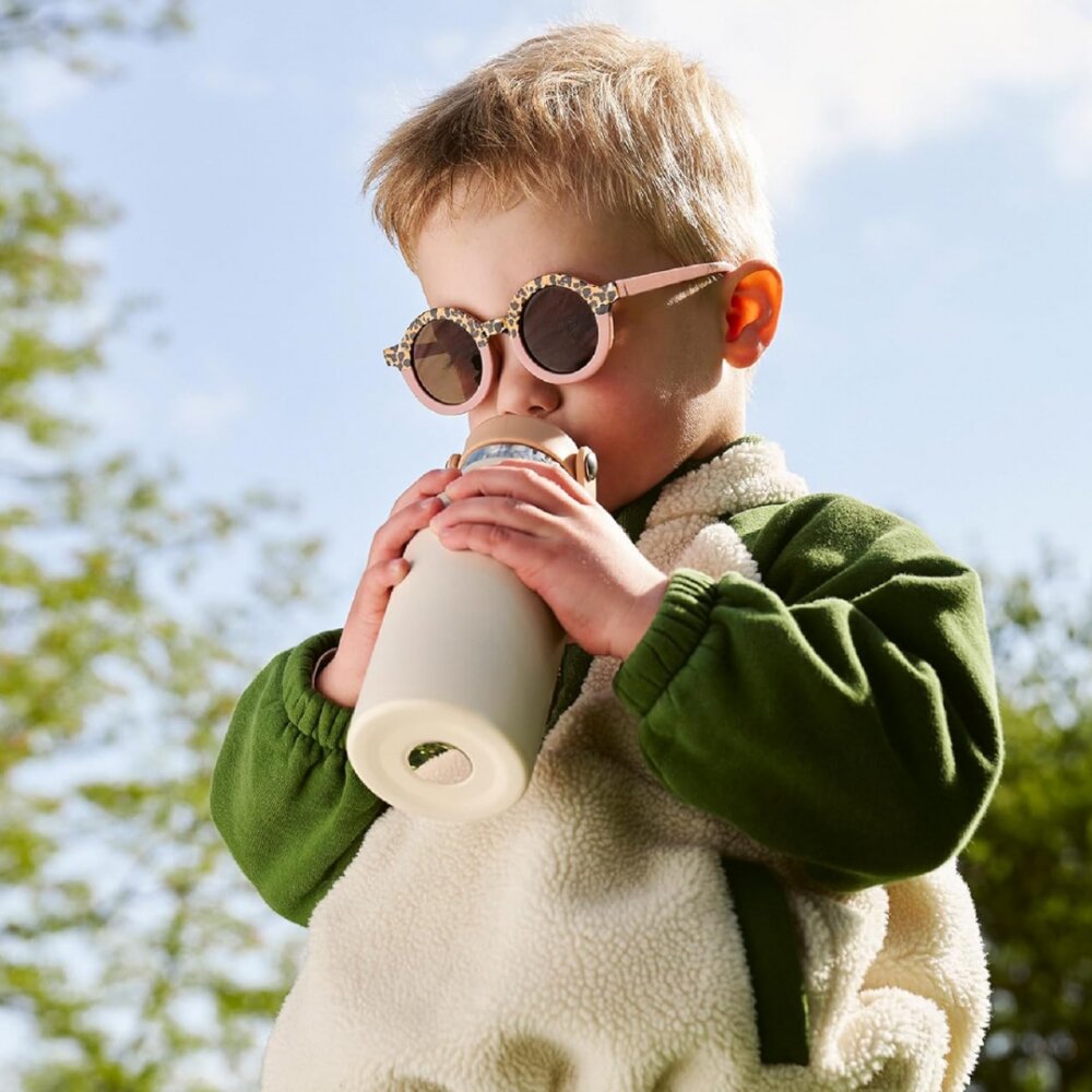 BABYMOOV Sticla termoizolanta din inox Little explorer animal print ivory