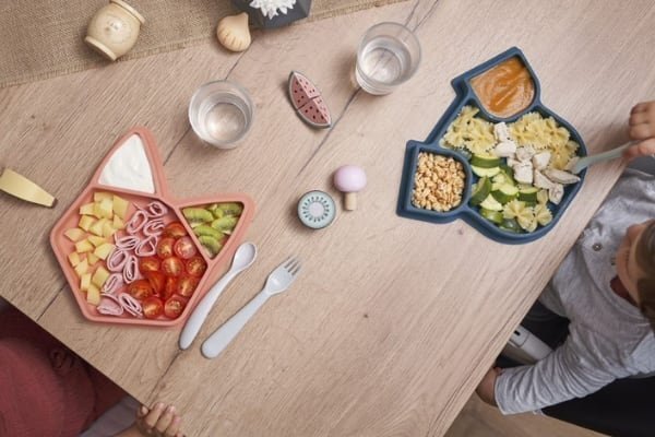 BABYMOOV Tava anti-alunecare pentru mancare in forma de Catelus