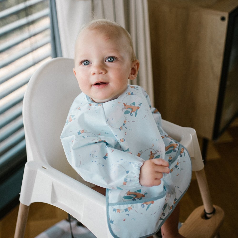 BABYONO Baveta cu maneca lunga Plane
