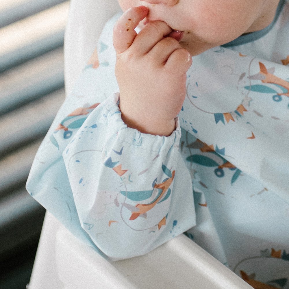 BABYONO Baveta cu maneca lunga Plane