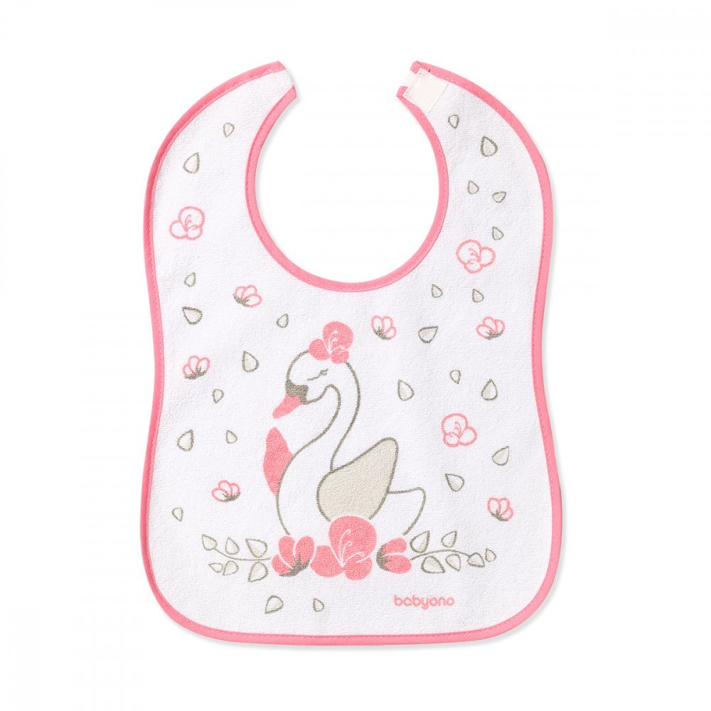 BABYONO Bavetica impermeabila Baby Ono din bumbac 9 luni+