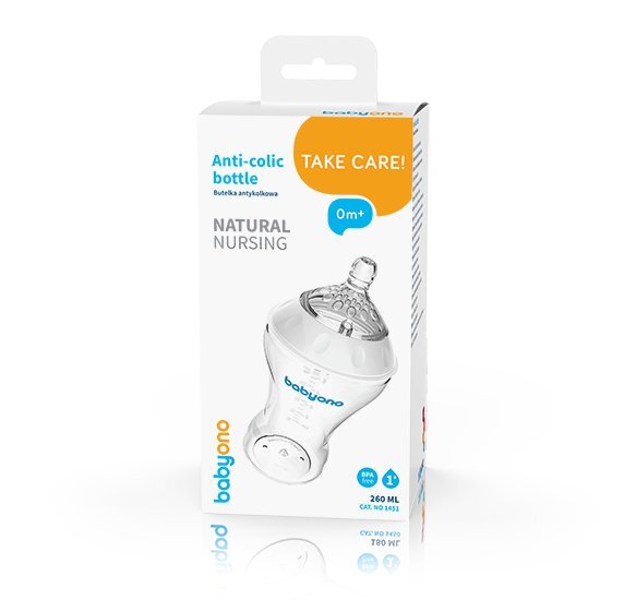 BABYONO Biberon anti-colici Baby Ono Natural Nursing 260ml