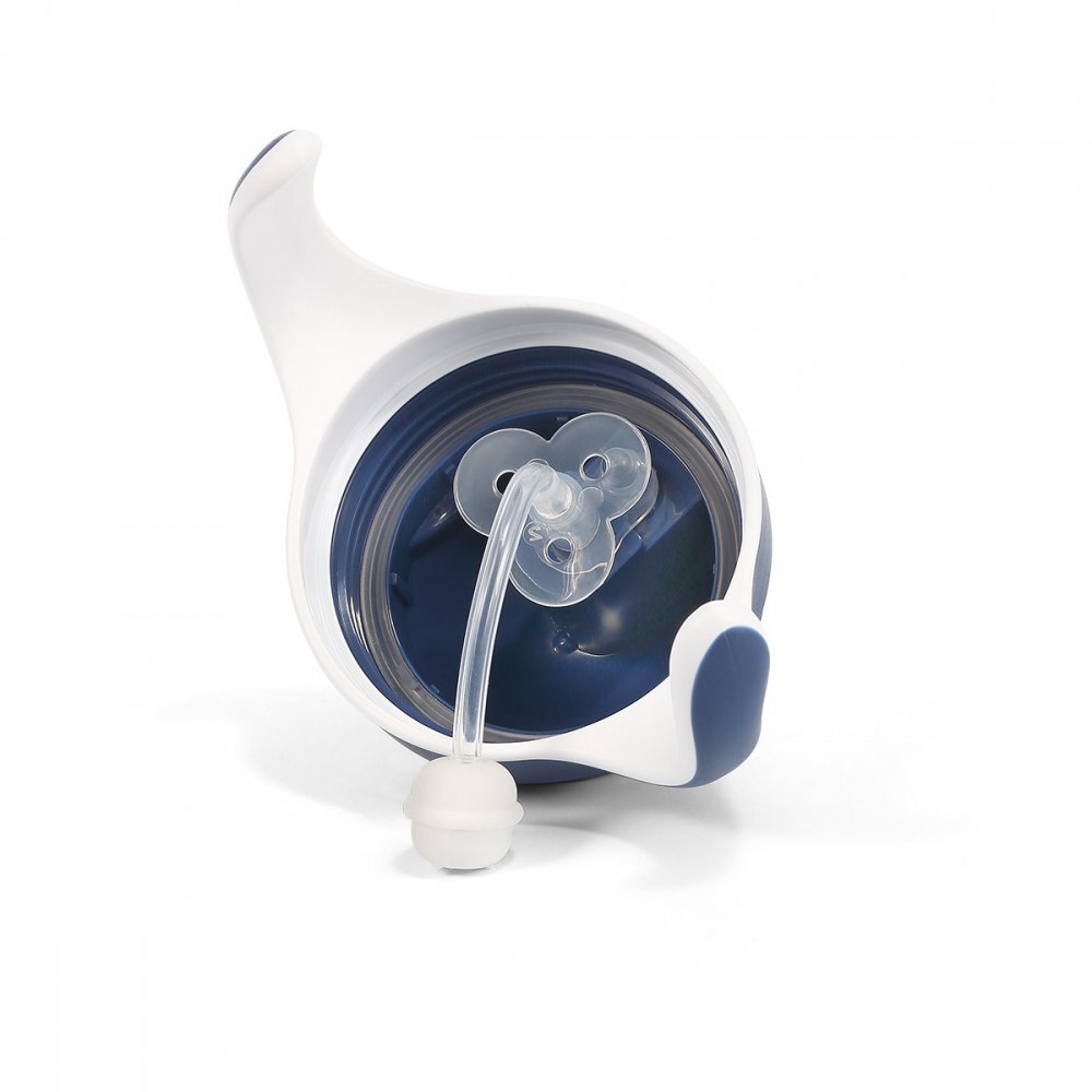 BABYONO Cana cu pai Baby Ono pentru copii 240 ml albastru