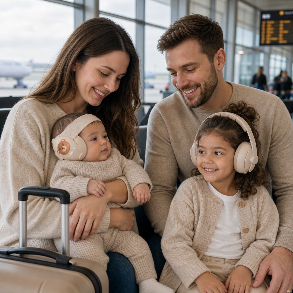 BABYONO Casti antifonice de protectie 2 in 1 pentru copii