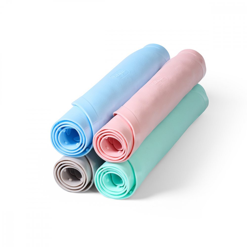 BABYONO Covoras antiderapant pentru cadita 55 x 35 cm New blue