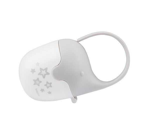 BABYONO Cutie pentru suzete Elefant Gri