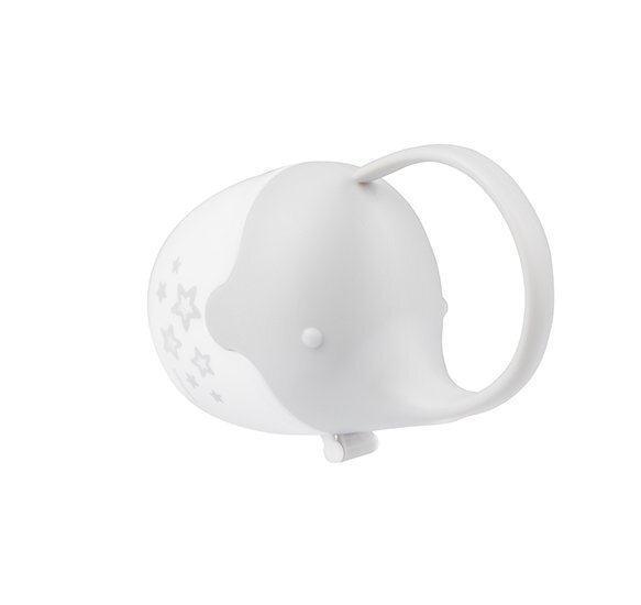 BABYONO Cutie pentru suzete Elefant Gri