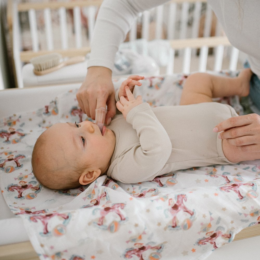 BABYONO Degetar silicon in cutie protectie 2 bucset