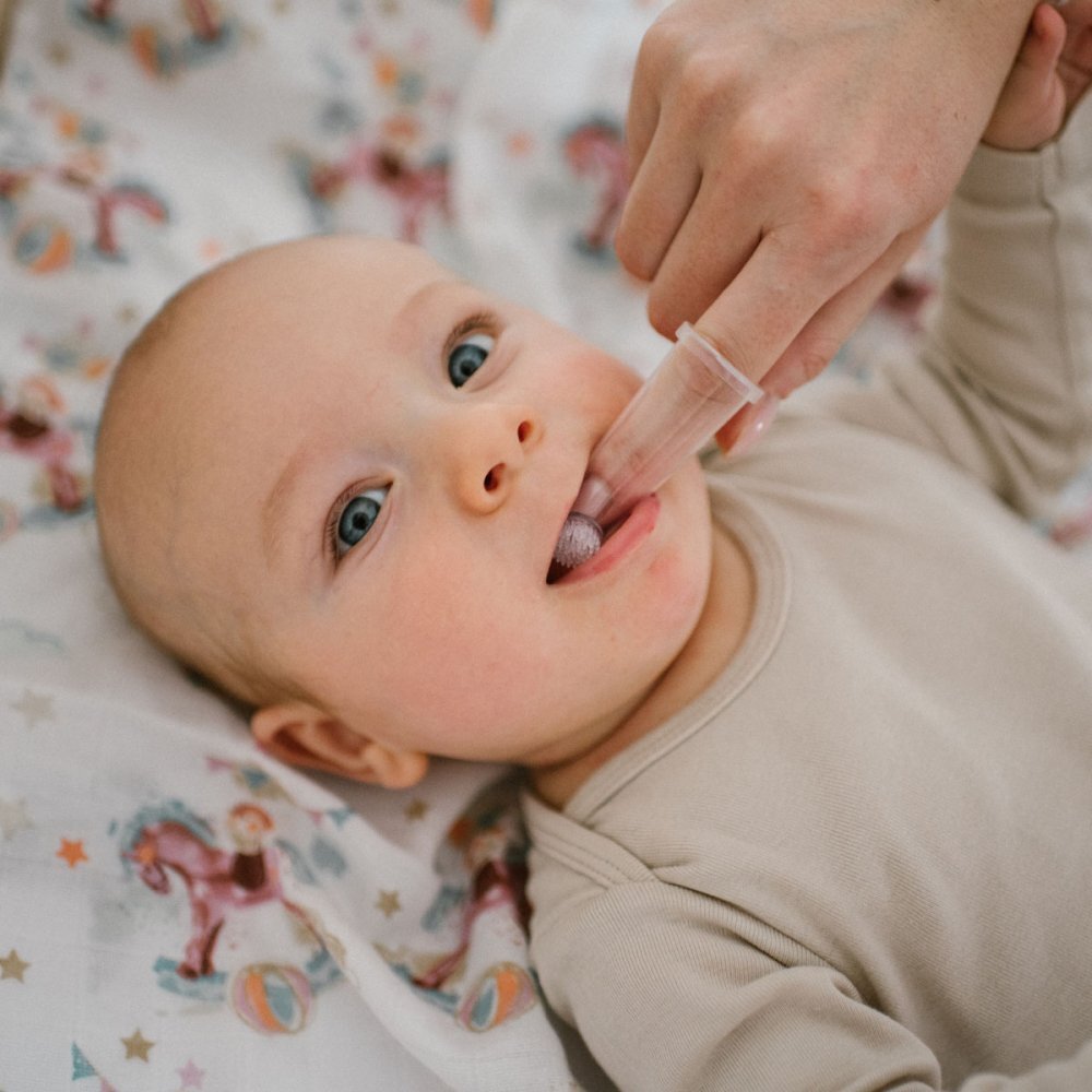 BABYONO Degetar silicon in cutie protectie 2 bucset