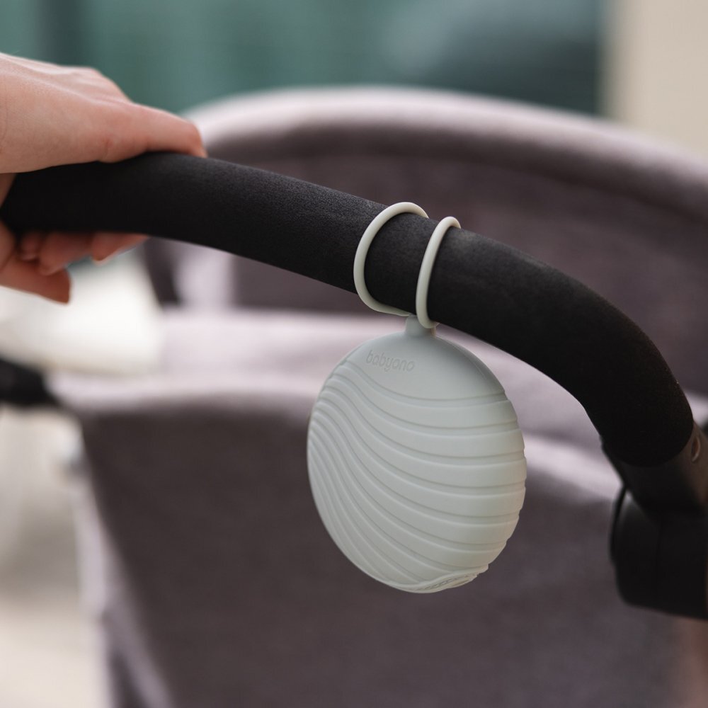 BABYONO Husa de protectie din silicon pentru suzeta Roz