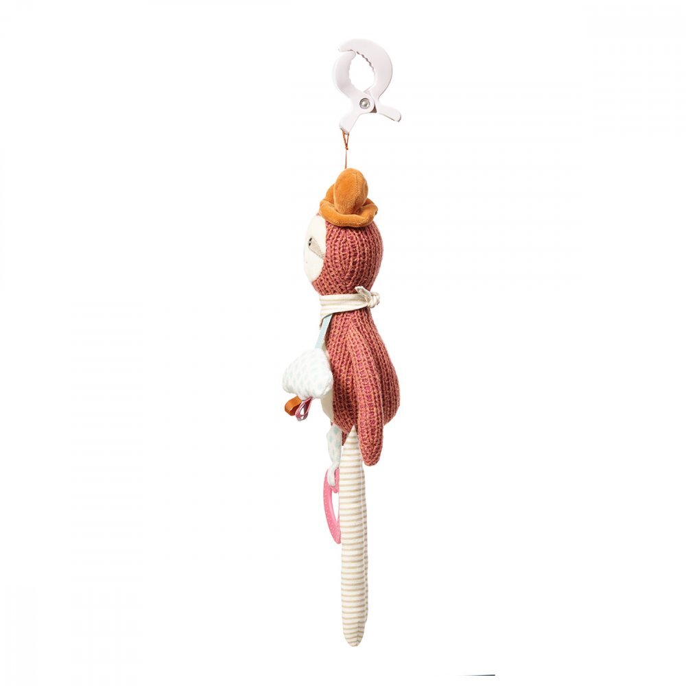 BABYONO Jucarie din plus cu clips pentru carucior