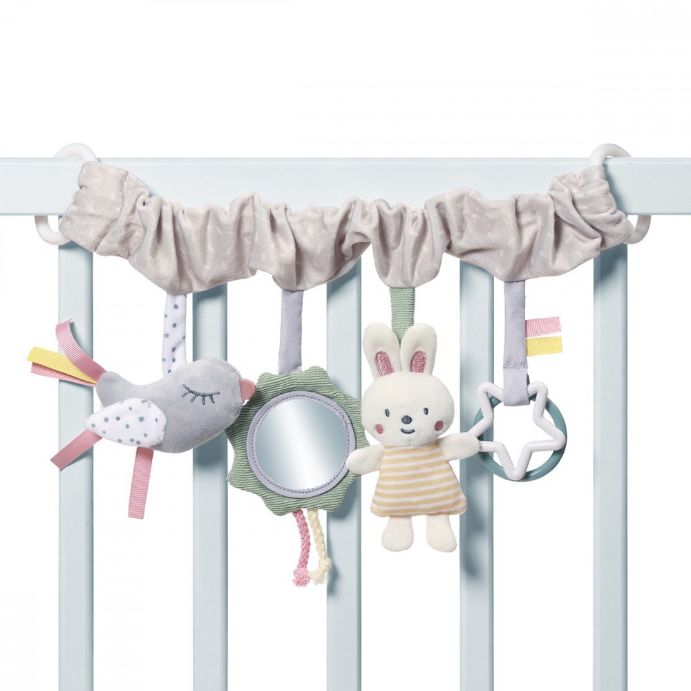 BABYONO Jucarie educationala de agatat pentru carucior natura