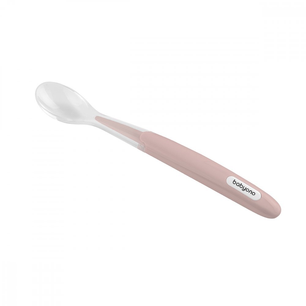 BABYONO Lingura moale din silicon Baby Ono