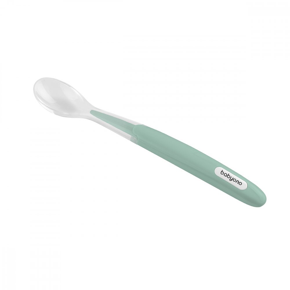 BABYONO Lingura moale din silicon Baby Ono