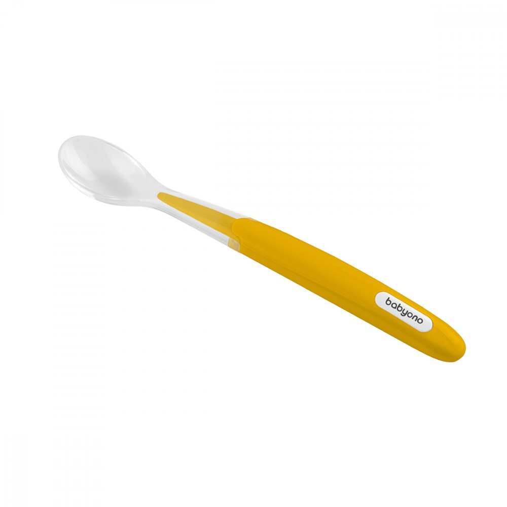 BABYONO Lingura moale din silicon Baby Ono