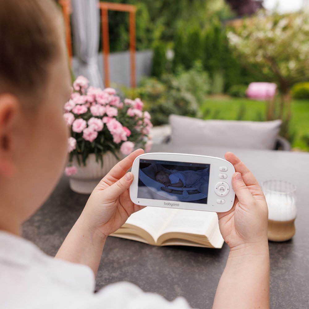 BABYONO Monitor video pentru bebelusi Calma ecran 5 inch LCD