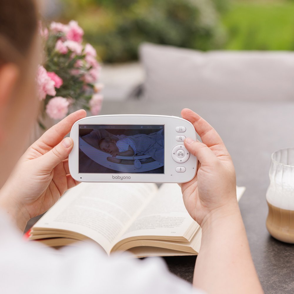 BABYONO Monitor video pentru bebelusi Calma ecran 5 inch LCD