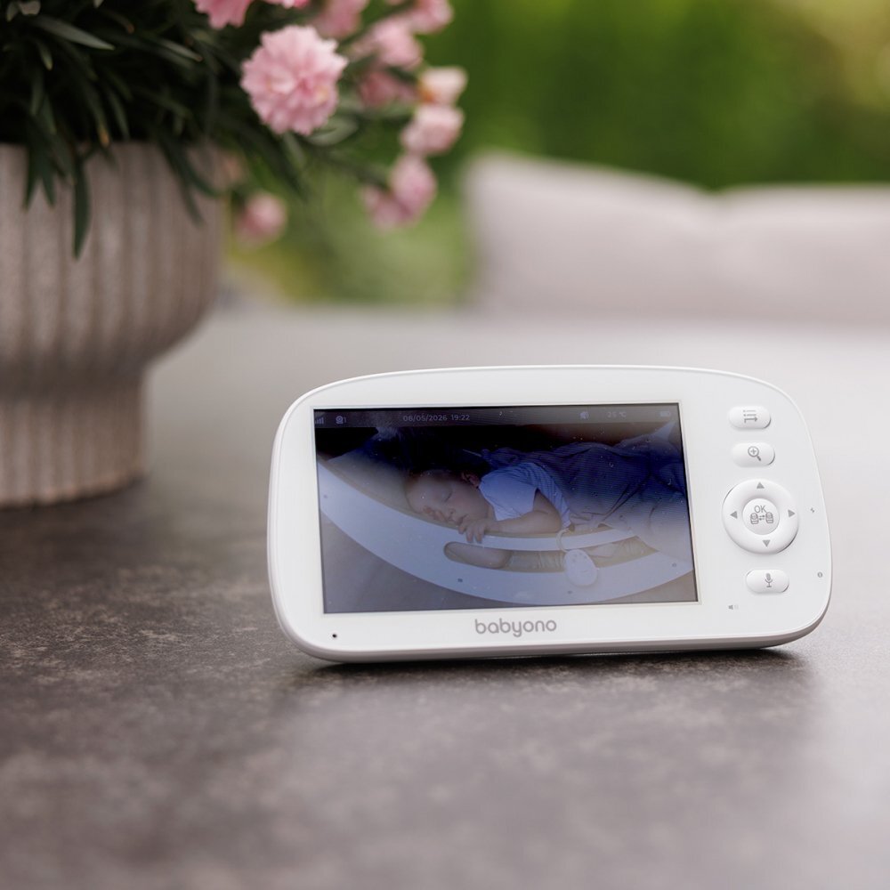 BABYONO Monitor video pentru bebelusi Calma ecran 5 inch LCD
