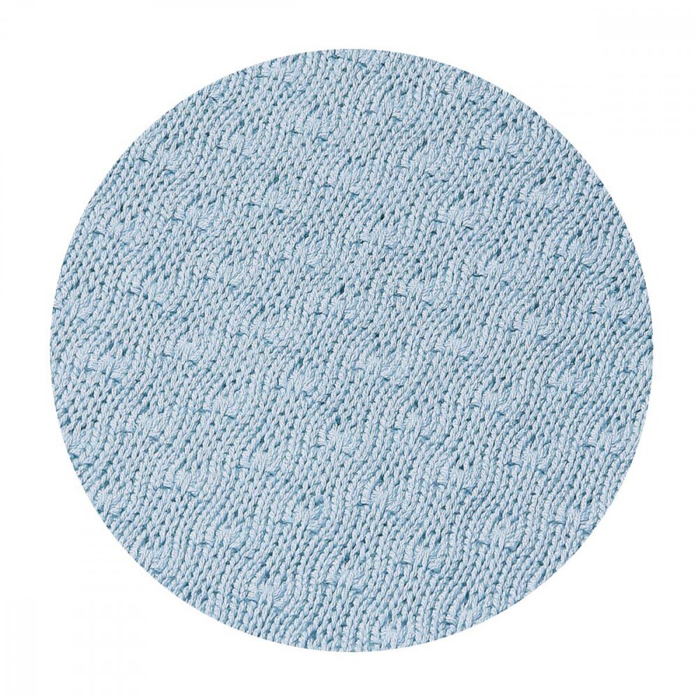 BABYONO Paturica tricotata 167304 din fibre de bambus albastru 75x100 cm