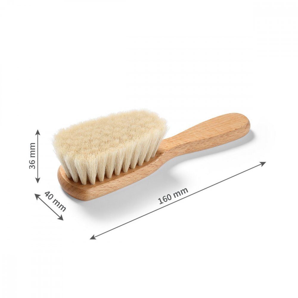 BABYONO Perie Baby Ono cu peri naturali