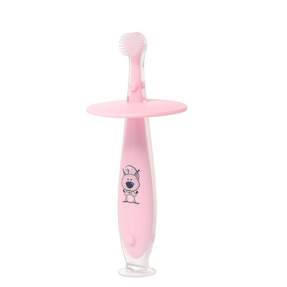 BABYONO Periuta de dinti Baby Ono roz