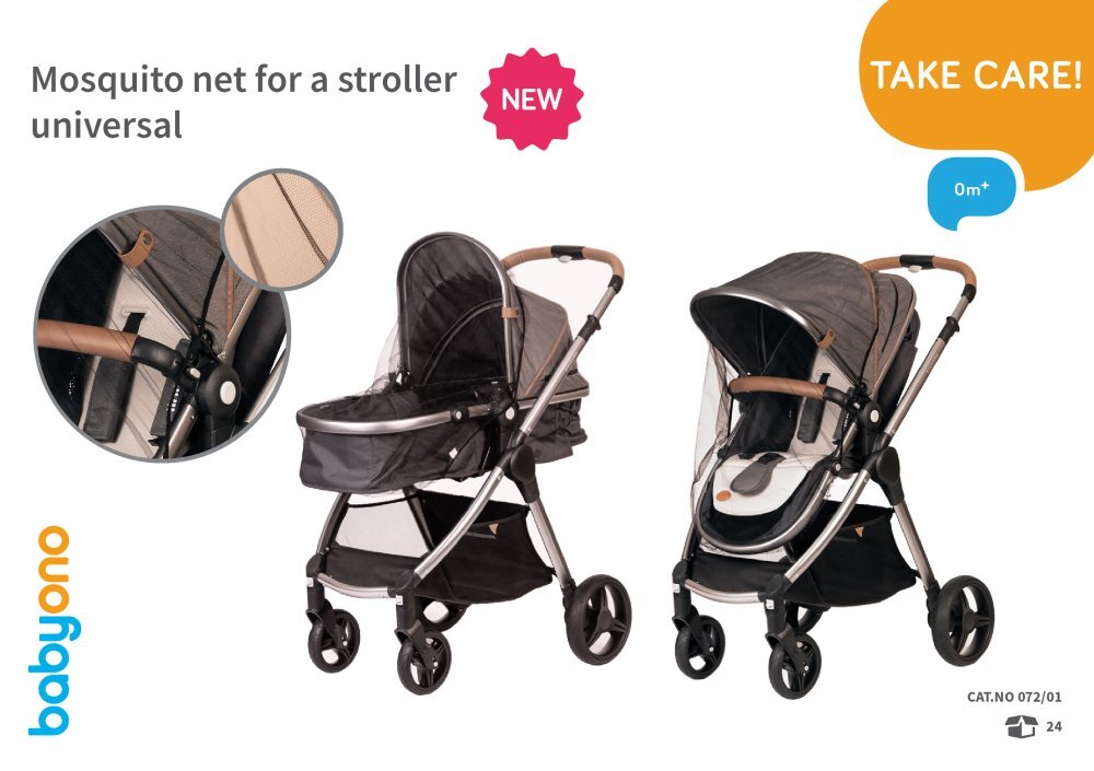BABYONO Plasa insecte universala neagra