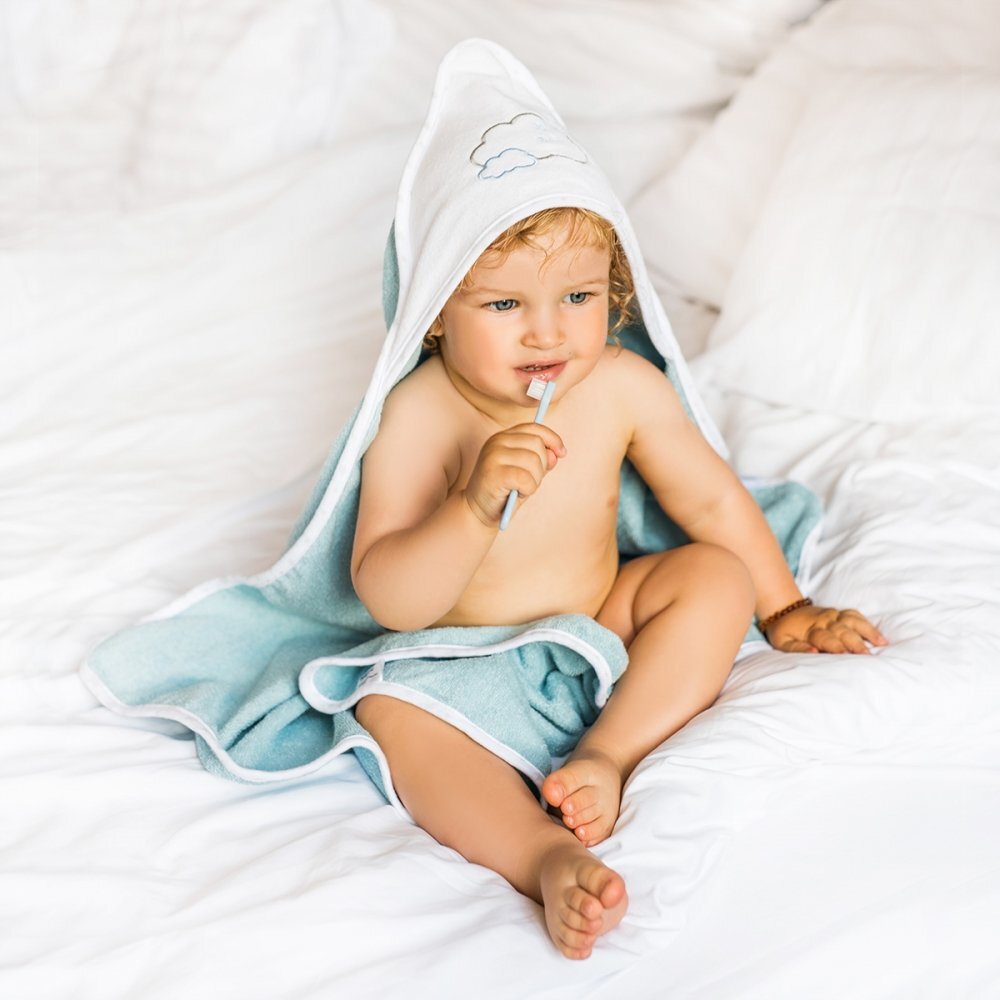 BABYONO Prosop de baie pentru bebelusi cu capison 76x76 cm Baby Ono Terry 09
