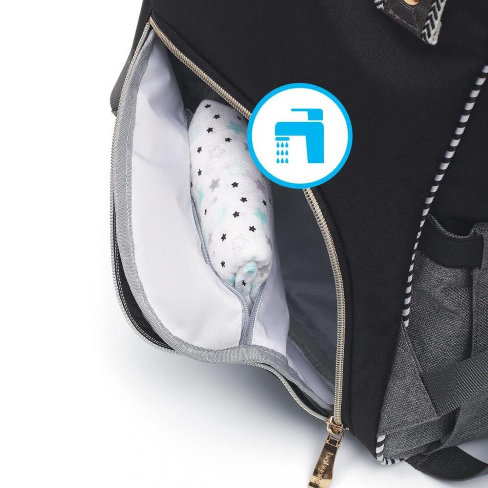 BABYONO Rucsac pentru mamici Oslo negru